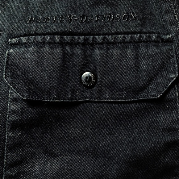 Authentic Harley Davidson Button Down Shirt Size S - Picture 9 of 10